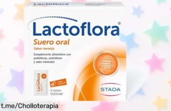 Suero oral Lactoflora con probióticos: la forma más rápida de hidratarte y cuidar tu digestión, ¡ahora a precio loco! No lo dejes escapar y mejora tu energía ya.