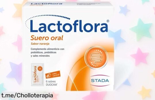 Suero oral Lactoflora con probióticos: la forma más rápida de hidratarte y cuidar tu digestión, ¡ahora a precio loco! No lo dejes escapar y mejora tu energía ya.