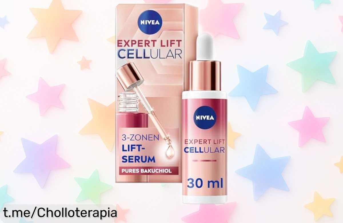 Suero reafirmante Nivea Cellular Expert Lift: Piel firme y sin arrugas en una semana, no te pierdas este ofertón que transformará tu rutina de belleza.