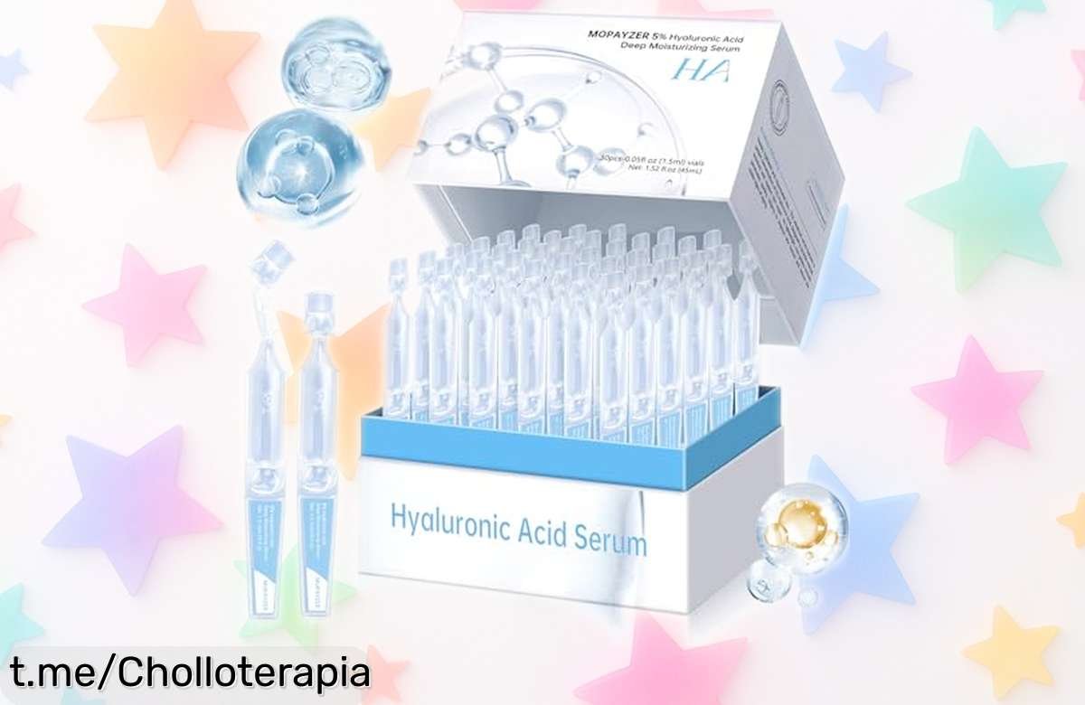 Suero ultra hidratante Wake Nature Perfection en 30 viales, ¡hidrata tu piel a un precio irreal y dile adiós a las arrugas! Tu rostro merece este cuidado ahora mismo.