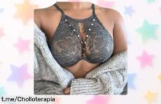 Sujetador push up de encaje Riou que realza tu figura a un precio escandaloso, conquista con elegancia y no te quedes sin el tuyo antes de que se acaben.