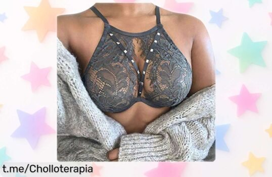 Sujetador push up de encaje Riou que realza tu figura a un precio escandaloso, conquista con elegancia y no te quedes sin el tuyo antes de que se acaben.