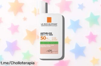 Súper ligera y resistente crema facial La Roche-Posay Anthelios UVMune 400 con color a un precio loco, tu piel te lo agradecerá en cada splash de verano.