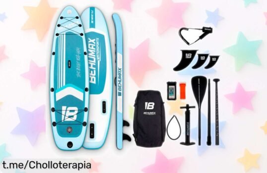 Tabla de paddle surf hinchable BEHUMAX Be Wave Artic 10.6 con precio de ganga que no se repite, ¡no te quedes sin la tuya y disfruta del agua como nunca antes!