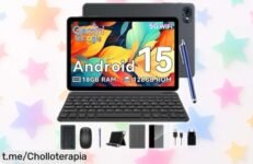 Tablet grande y potente TABWEE T80 WiFi ahora a precio loco: 128GB más 18GB extras para que nunca te quedes sin espacio. ¡No dejes escapar este super chollo!