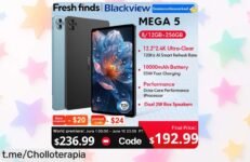 Tableta Blackview MEGA 5 AI de 12,2” con batería gigante y velocidad impresionante. ¡Aprovecha este ofertón que puede no repetirse!