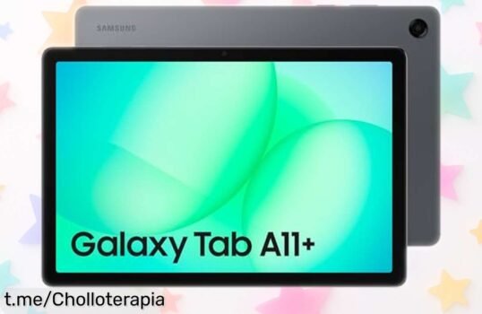 Tableta Samsung Galaxy Tab A11+ con 6GB y sonido Dolby a precio loco, ¡garantía de 4 años! Date prisa, este ofertón no se repite tan fácil.