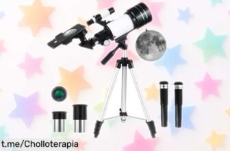 Telescopio Misilmp increíbles vistas desde la luna hasta los planetas, llévate este ofertón que está regalado y comienza tu aventura astronómica ya mismo.