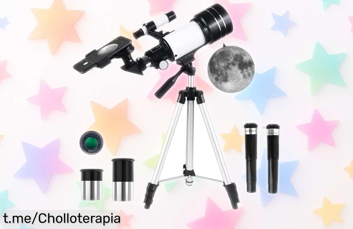 Telescopio Misilmp increíbles vistas desde la luna hasta los planetas, llévate este ofertón que está regalado y comienza tu aventura astronómica ya mismo.