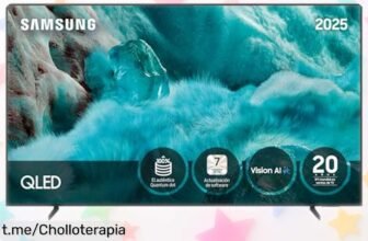 Televisor Samsung 65” QLED Q7F con imagen y sonido brutal a un precio de risa, ¡disfruta más de 500 canales antes que se agoten! No te pierdas esta oportunidad irresistible.