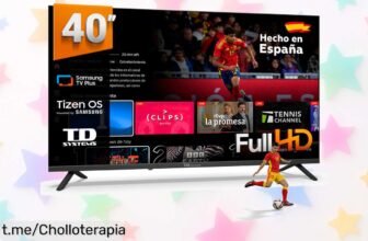Televisor TD Systems Smart TV de 40 pulgadas con Gaming Hub y sintonizador triple a un precio de ganga que no puedes dejar pasar, ¡disfruta tu serie favorita ya!