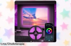 Tira de luces LED RGB Diyife que baila con la música y se controla con Alexa, ¡un iluminado superversátil a un precio loco que te hará querer fiesta todos los días!