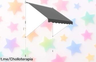 Toldo retráctil manual Outsunny de 3x1,5 m para terraza: pon sombra donde quieras al instante y sin taladro; ¡no te pierdas este chollo que transforma tu espacio!