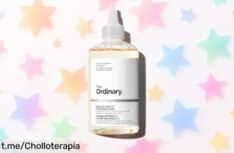 Tónico exfoliante The Ordinary Glycolic Acid 7% para una piel suave y luminosa desde el primer uso, ahora a un precio regalado que no puedes dejar pasar.
