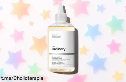 Tónico exfoliante The Ordinary Glycolic Acid 7% para una piel suave y luminosa desde el primer uso, ahora a un precio regalado que no puedes dejar pasar.