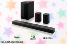 Transforma tu casa en un cine espectacular con la barra de sonido LG S70TR y disfruta de un sonidazo 5.1.1, ¡este chollo es imperdible para quienes buscan calidad!