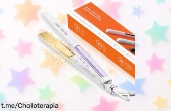 Transforma tu look al instante con la plancha de pelo profesional Faszin 2 en 1 a precio risa, ¡no dejes pasar esta oportunidad única para brillar desde casa!