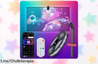 Transforma tu sala con luces LED Diyife que cambian de color al instante, controla todo desde el móvil y crea la mejor atmósfera: ¡no te puedes perder este descuentazo!
