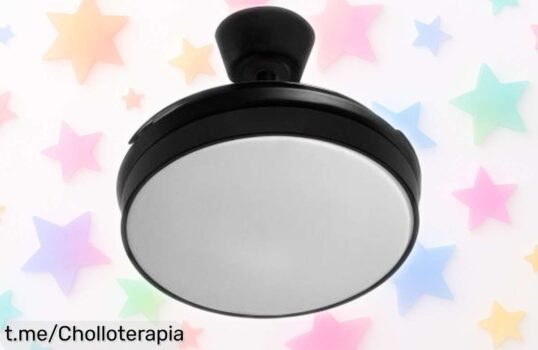 Ventilador de techo CREATE con luz LED y mando a distancia, refrescate al máximo por un precio de escándalo que no querrás dejar escapar. ¡Date prisa!