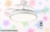 Ventilador de techo con aspas invisibles y luz LED que cambia de tono, ahora a un precio tirado ¡No dejes pasar este ofertón para dar un giro elegante a tu sala!