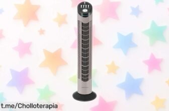 Ventilador de torre Cecotec EnergySilence 790 Skyline a precio loco: ¡con motor de cobre, súper silencioso y oscilante! Aprovecha este ofertón y refresca tus días en casa ya.