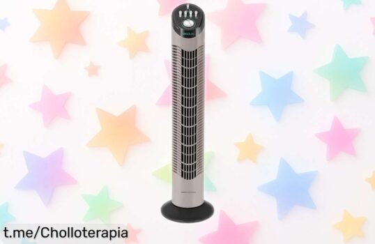 Ventilador de torre Cecotec EnergySilence 790 Skyline a precio loco: ¡con motor de cobre, súper silencioso y oscilante! Aprovecha este ofertón y refresca tus días en casa ya.