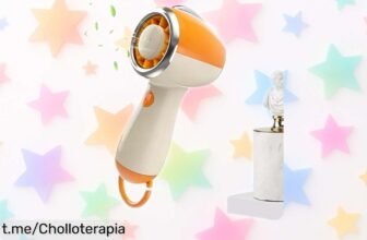 Ventilador portátil recargable por USB, el aire fresco que llevas contigo a todas partes y ahora con un precio regalado. ¡No te lo pierdas!
