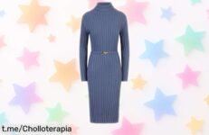 Vestido midi de punto elegante de APART Fashion, ¡ofertón que no puedes dejar escapar! Perfecto para cualquier ocasión y con un precio rebajado que enamora. ¡Hazte con el tuyo ahora!