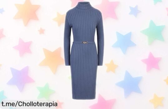 Vestido midi de punto elegante de APART Fashion, ¡ofertón que no puedes dejar escapar! Perfecto para cualquier ocasión y con un precio rebajado que enamora. ¡Hazte con el tuyo ahora!