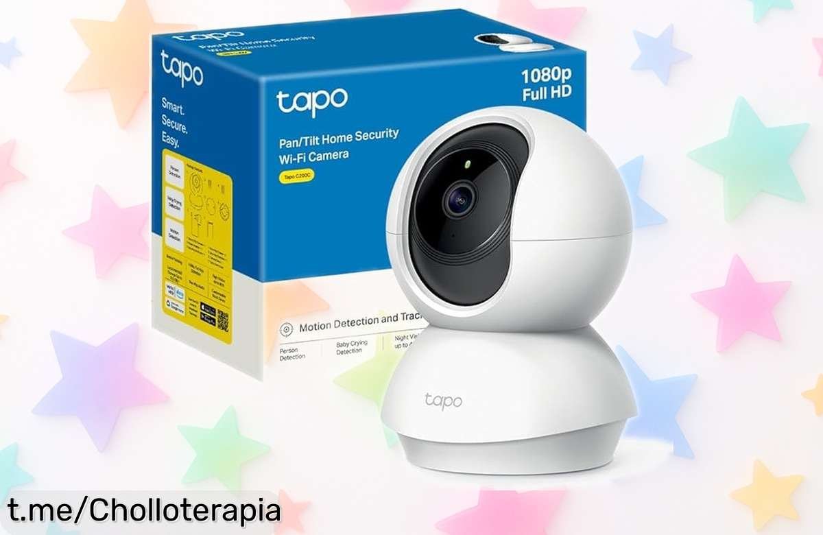 Vigila tu hogar a toda hora con la cámara IP WiFi Tapo C200C, ¡ofertón que te asegura tranquilidad y control total sin complicaciones!