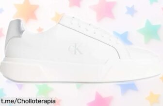 Zapas Calvin Klein LTH Met para mujer con suela gruesa y cordones, el precio ha caído en picado ¡No dejes pasar este chollazo que hará brillar tu estilo!