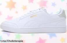 Zapas unisex Puma Shuffle con diseño moderno y puntera perforada, ¡ofertón que cuesta creer lo baratas que están! No te pierdas esta oportunidad de dar cada paso con estilo.