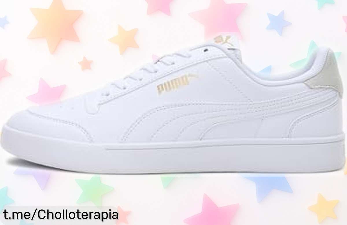 Zapas unisex Puma Shuffle con diseño moderno y puntera perforada, ¡ofertón que cuesta creer lo baratas que están! No te pierdas esta oportunidad de dar cada paso con estilo.