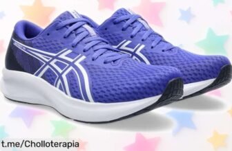 Zapatillas Asics Patriot 14 a precio locazo: frescura y comodidad para tus pies que volarán de las estanterías, no te quedes sin ellas antes de que se acaben.