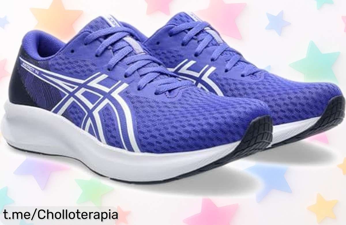 Zapatillas Asics Patriot 14 a precio locazo: frescura y comodidad para tus pies que volarán de las estanterías, no te quedes sin ellas antes de que se acaben.