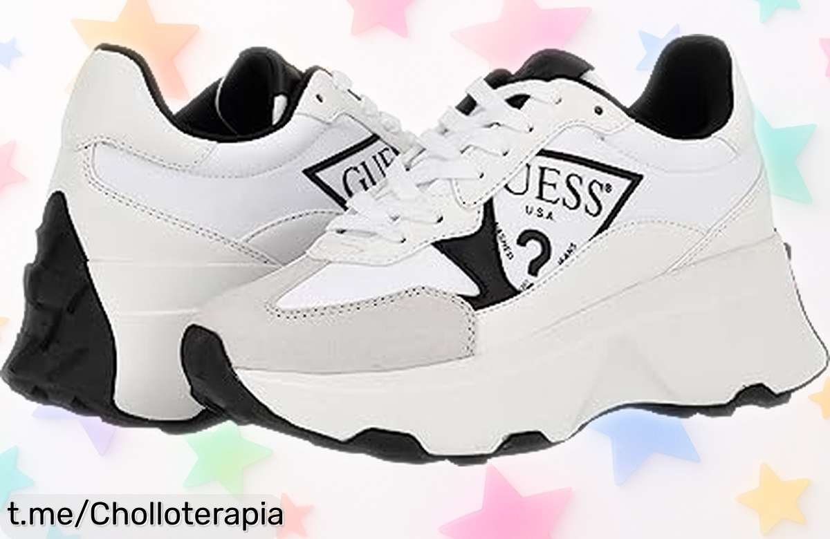 Zapatillas Guess Calebb para mujer que te dan altura y soporte en cada jugada a un precio de ganga, ¡esta oportunidad no se repetirá, aprovecha ya!
