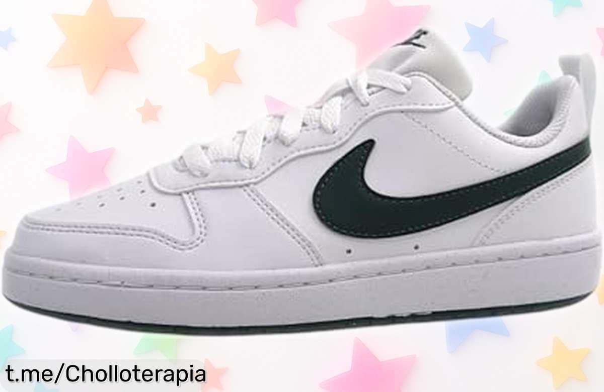 Zapatillas Nike Court Borough Low Recraft para peques a un precio loco, perfectas para jugar sin parar y sentirse libres. ¡No dejes pasar este ofertón!