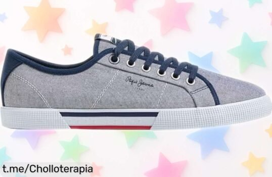 Zapatillas Pepe Jeans Brady en azul a precio de ganga, resistentes y con varias tallas para el fit perfecto ¡Hazte con ellas antes de que se agoten!