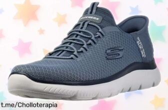 Zapatillas Skechers Summits High Range para hombre con suela flexible: ¡ofertón increíble que mezcla estilo y funcionalidad a un precio de locura! No te las dejes escapar.