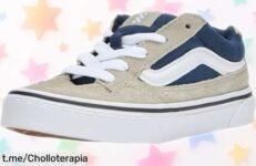 Zapatillas Vans Caldrone para peques, super chollo en estilo skate auténtico y calidad inigualable; no dejes pasar esta oferta limitada y dale a tus niños el look que merecen.