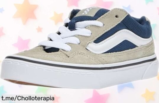 Zapatillas Vans Caldrone para peques, super chollo en estilo skate auténtico y calidad inigualable; no dejes pasar esta oferta limitada y dale a tus niños el look que merecen.