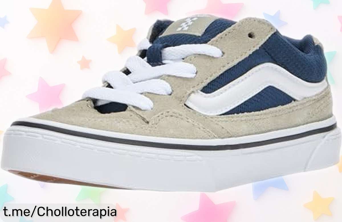 Zapatillas Vans Caldrone para peques, super chollo en estilo skate auténtico y calidad inigualable; no dejes pasar esta oferta limitada y dale a tus niños el look que merecen.