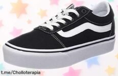 Zapatillas Vans Ward Platform de mujer a un precio loco y con diseño moderno: sube tu estilo sin vaciar bolsillos, ¡aprovéchalo antes que se agoten!