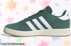 Zapatillas adidas Grand Court Base para hombre con suela cosida, una oferta espectacular que combina estilo y calidad. ¡Aprovecha antes de que desaparezcan!