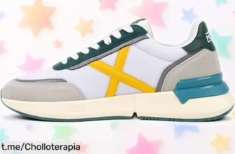 Zapatillas de hombre blancas Munich Versus 117, ¡un super chollo que no puedes dejar pasar para renovar tu estilo sin gastar una fortuna!