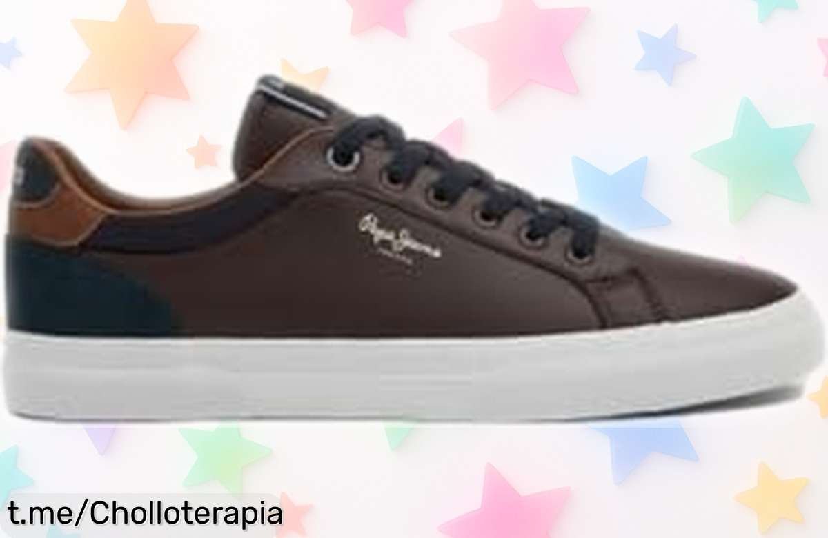 Zapatillas de piel Pepe Jeans Kenton Court, un diseño clásico que nunca falla a precio de ganga; ¡no te pierdas esta oportunidad única que hará brillar tus pasos!