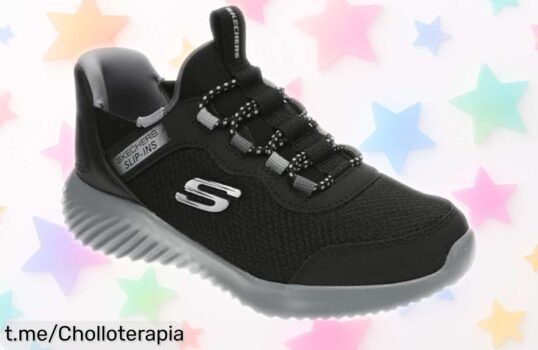 Zapatillas infantiles Skechers Bounder BriskBurst, la solución perfecta para peques: cómodas, lavables y con estilo. ¡Aprovecha este chollo y hazles sonreír en cada paso!