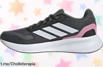 Zapatillas infantiles adidas Runfalcon 5 a precio loco, perfectas para correr en cualquier suelo y disfrutar de aventuras ¡no te quedes sin ellas!