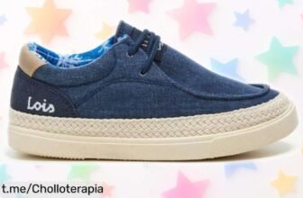 Zapatillas para niño Lois 60206, ideales para el día a día y ahora con un precio tan bajo que parece de película. ¡No te quedes sin estas maravillas!