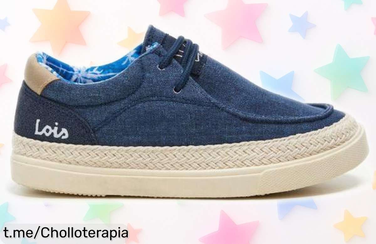 Zapatillas para niño Lois 60206, ideales para el día a día y ahora con un precio tan bajo que parece de película. ¡No te quedes sin estas maravillas!